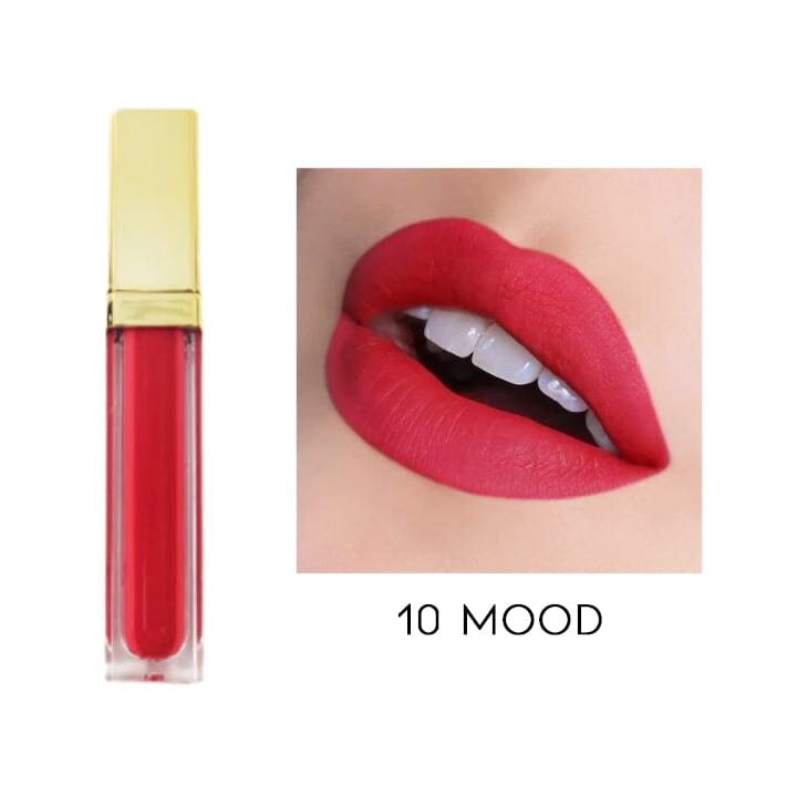 24HRS Waterproof Matte Liquid Lipstick Every Day And Night 10 Mood