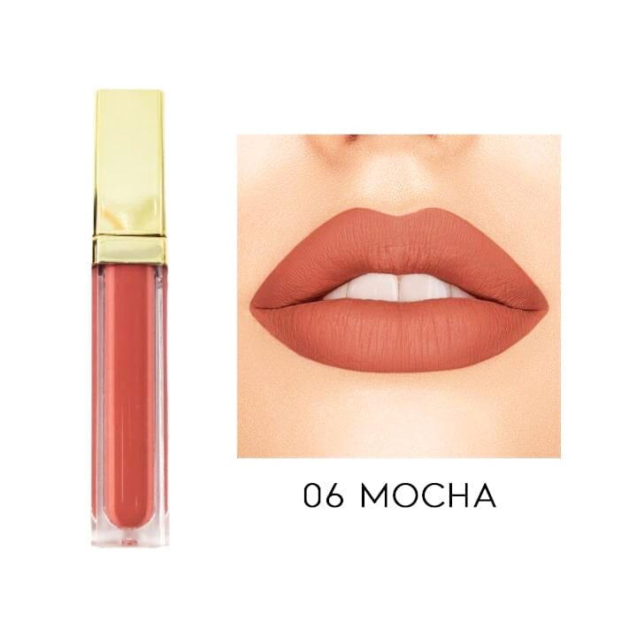 24HRS Waterproof Matte Liquid Lipstick Every Day And Night 06 Mocha
