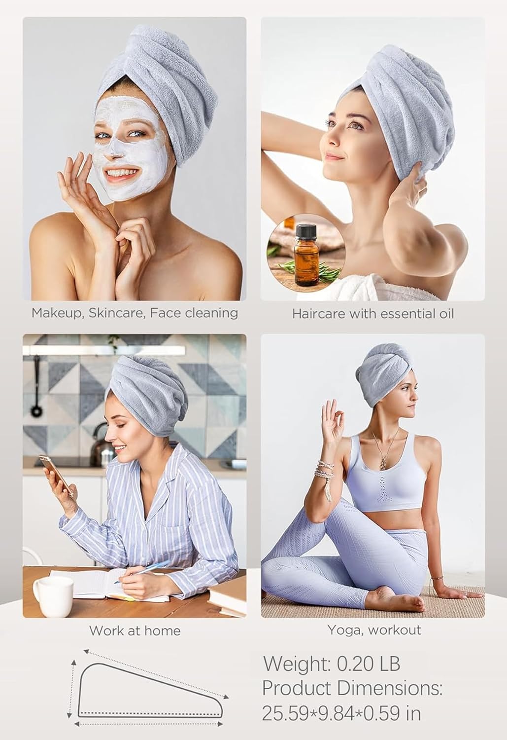 Magic Drying Hair Towel 🕒