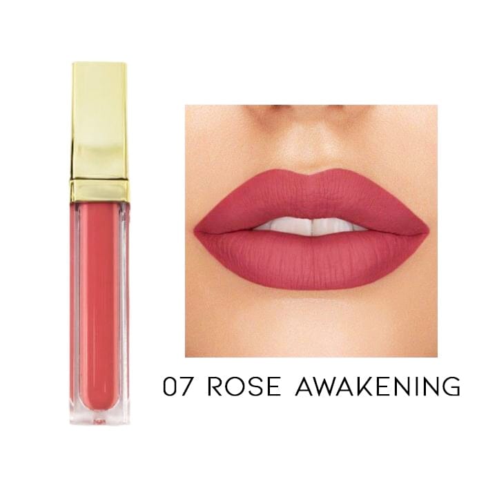 24HRS Waterproof Matte Liquid Lipstick Every Day And Night 07 Rose Awakening
